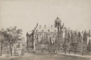 Nieuwezijds Voorburgwal、アムステルダム 作： Jan Abrahamsz. Beerstraten